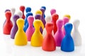 Colorful crowd Royalty Free Stock Photo