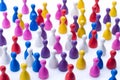 Colorful crowd Royalty Free Stock Photo