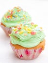 Colorful cup cake Royalty Free Stock Photo