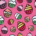 Cupcake background