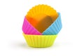 Colorful cupcake molds