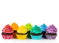 Colorful Cupcakes Royalty Free Stock Photo