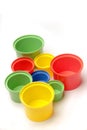 Colorful cups Royalty Free Stock Photo