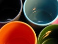 Colorful cups Royalty Free Stock Photo