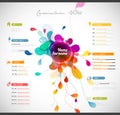 Colorful curriculum vitae