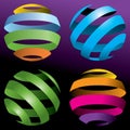 Colorful #D balls