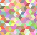 Colorful 3d cube mosaic background design Royalty Free Stock Photo