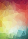 Colorful 2D geometric abstract background