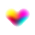 Colorful 3d heart Royalty Free Stock Photo