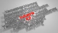 Colorful 3D Industrie 4.0 word cloud Royalty Free Stock Photo