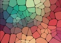 Colorful 2D mosaic abstract background