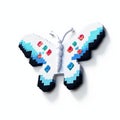 Colorful 3d Pixelated Butterfly Wall Art - Unique Toy-like Proportions