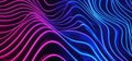 A colorful 3D render technology abstract high-speed light trails, motion effect, neon glowing light, empty space scene