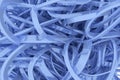 Colorful 3D rendering. Abstract CGI composition, bunch of messy string geometric. Wallpaper for graphic design.