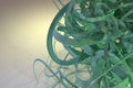 Colorful 3D rendering. Illustrations of CGI composition, bunch of messy string, geometric for graphic design or wallpapers.