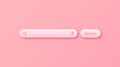 Colorful 3d search bar template. Internet browser engine with search box, address bar and text field. UI design, website Royalty Free Stock Photo