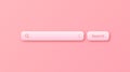 Colorful 3d search bar template. Internet browser engine with search box, address bar and text field. UI design, website Royalty Free Stock Photo