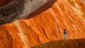 The colorful Danxia landform group