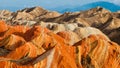 The colorful Danxia landform group