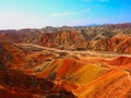 Colorful Danxia Topography,Zhangye,Gansu,China