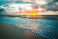 Colorful dawn over the sea Royalty Free Stock Photo