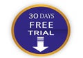 COLORFUL 30 DAYS FREE TRIAL ICON WEB BUTTON