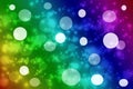 Colorful de focused circles light abstract background Royalty Free Stock Photo