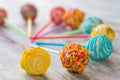 Colorful decorated candies.