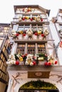 01 January 2018. Colorful decorations on the Christmas market in Strasbourg