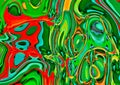 Colorful decorative abstract of liquified image.