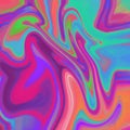 Colorful decorative abstract of liquified image Royalty Free Stock Photo