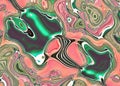 Colorful decorative abstract of liquified image Royalty Free Stock Photo