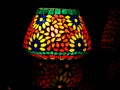 Colorful Diwali decoration lights-India