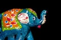 Colorful decorative Indian style elephant craft