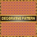 Colorful decorative geometric pattern background