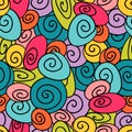 Colorful seamless pattern design Royalty Free Stock Photo