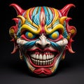 Colorful Devil Masks By Luo Xiaoxia: Grotesque And Macabre Point-neuf Mascarons