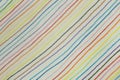 Colorful diagonal line background made from pencil color