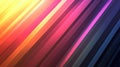 Colorful diagonal lines creating an abstract pattern in vibrant gradient hues Royalty Free Stock Photo