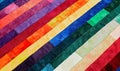 Colorful diagonal stripes background texture, ideal for abstract design projects Royalty Free Stock Photo