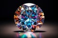 Colorful diamond. Generate Ai