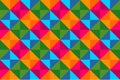 Colorful Diamonds Seamless Pattern Background Design