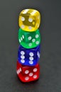 Colorful dice