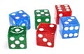 Colorful Dice Royalty Free Stock Photo