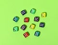 Colorful dice