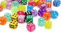 Colorful Dice Set Royalty Free Stock Photo