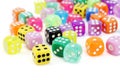 Colorful Dice Set Royalty Free Stock Photo