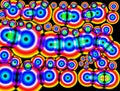 colorful digital abstrakt wallpaper graphic with circles