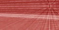 Colorful digital binary data digits and streaming binary code background with light beams Royalty Free Stock Photo