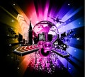 Colorful Discoteque Event Background